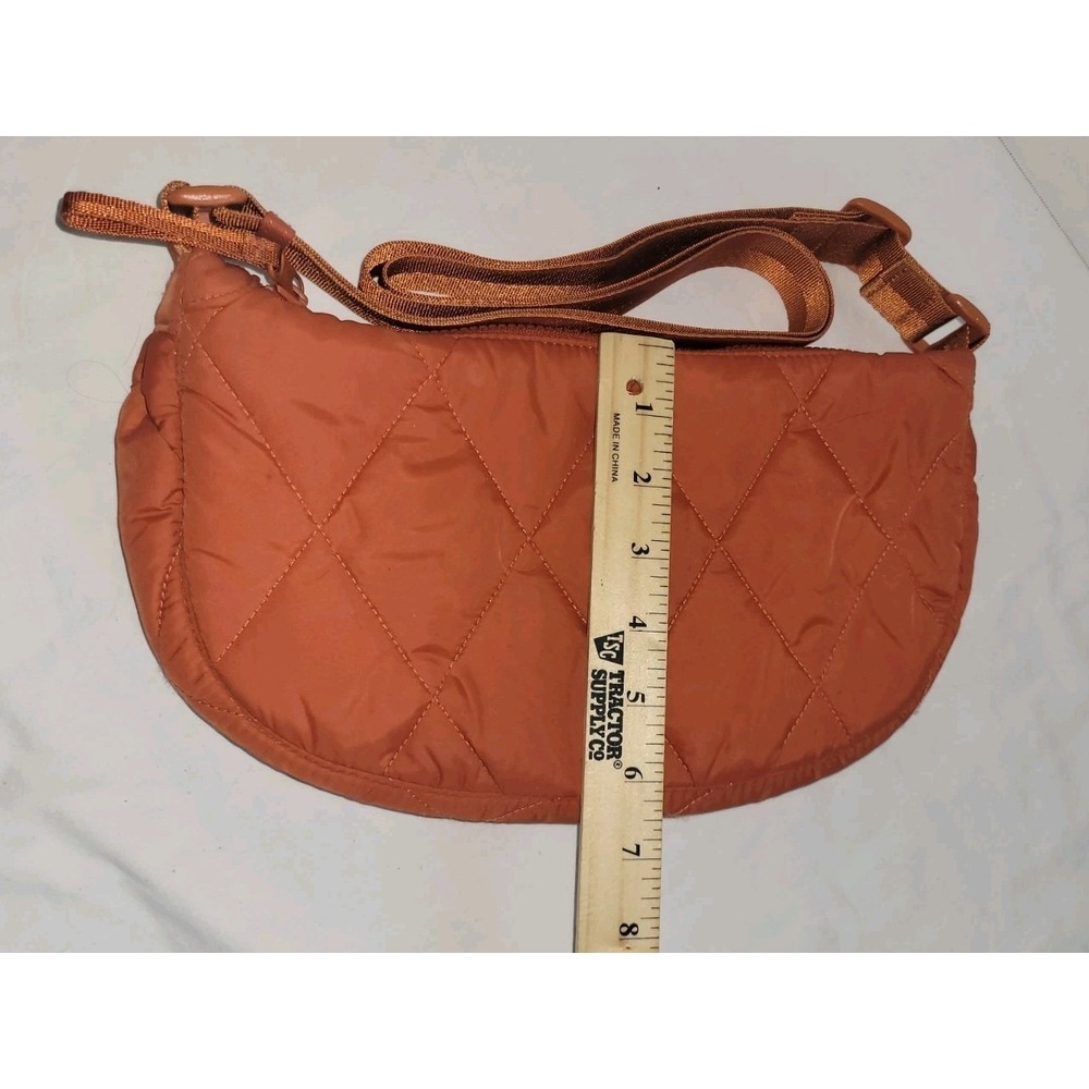 Vera Bradley Featherweight Springbrook Sling Burnt Orange Quilted Crossbody - Picture 3 of 7